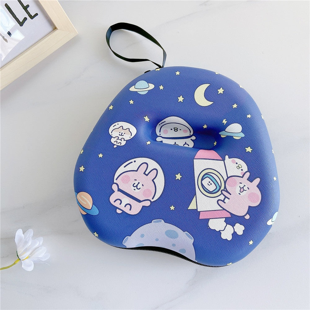 For Anker Soundcore Space Q45 Headphone Case Cartoon Creative Patterns Headset Earpads Storage Bag Casing Box