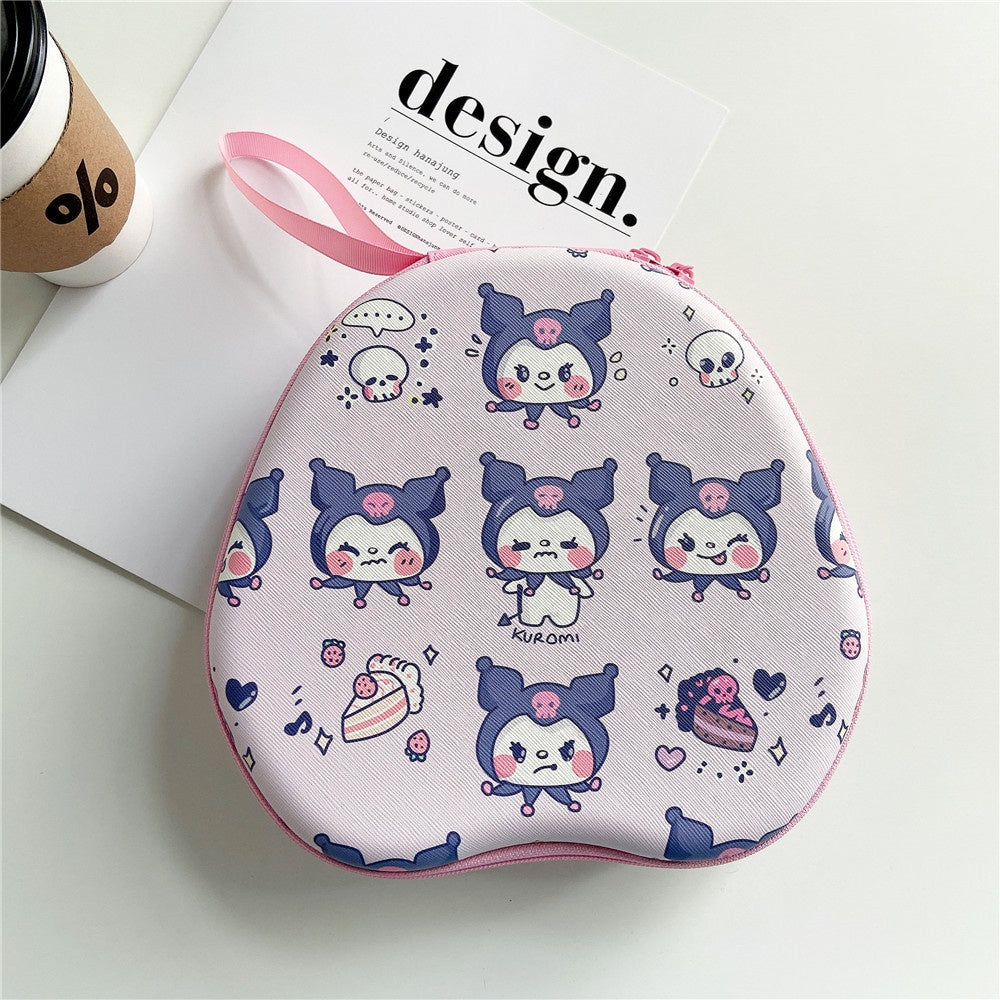 For Anker Soundcore Space Q45 Headphone Case Cartoon Creative Patterns Headset Earpads Storage Bag Casing Box