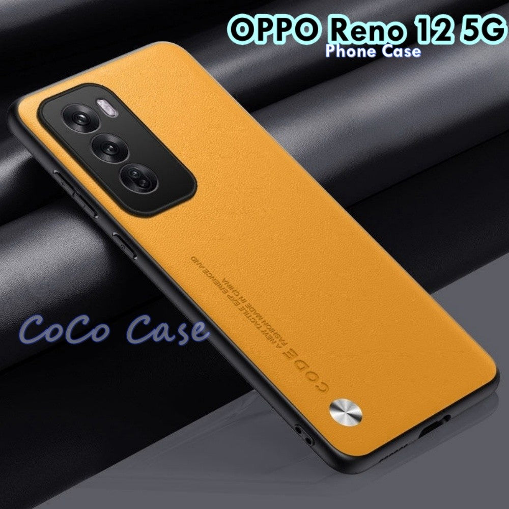 For OPPO Reno 12 5G Cover Silicone Professional Full Case Classic Simple Solid Color Phone Case Cover sweatproof