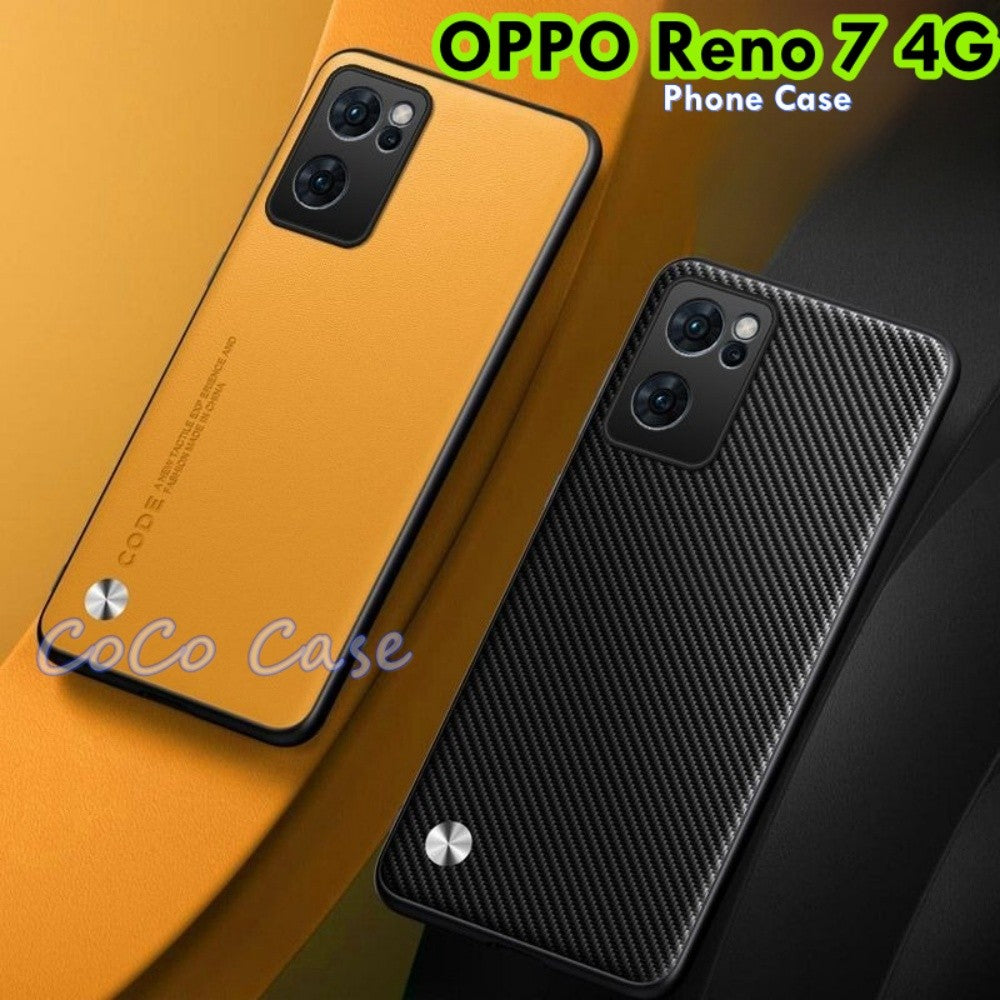 For OPPO Reno 7 4G Cover Silicone Professional Full Case Classic Simple Solid Color Phone Case Cover sweatproof