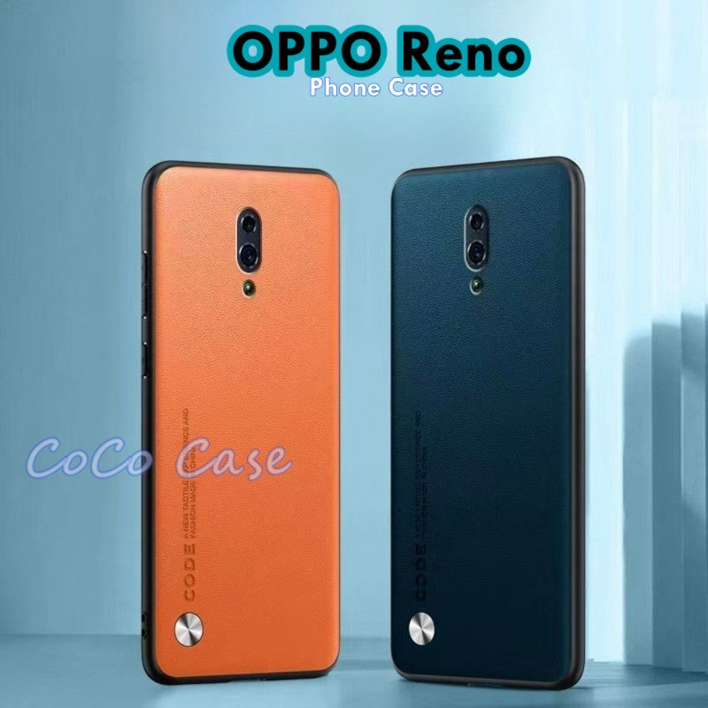 For OPPO Reno Cover Silicone Professional Full Case Classic Simple Solid Color Phone Case Cover sweatproof