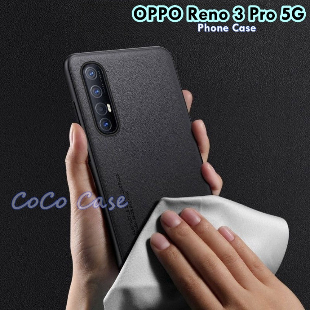 For OPPO Reno 3 Pro 5G Cover Silicone Professional Full Case Classic Simple Solid Color Phone Case Cover sweatproof