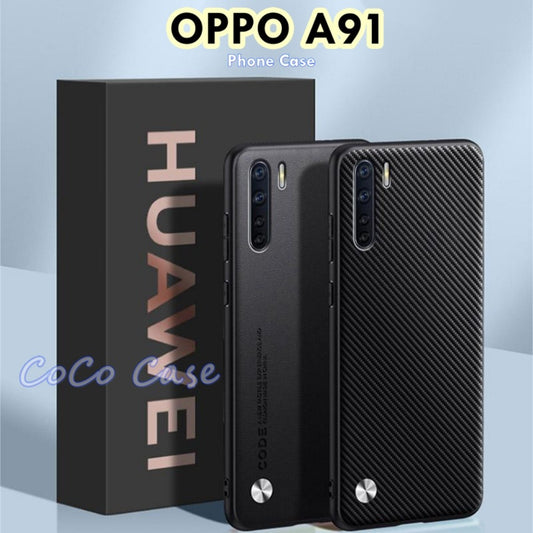 For OPPO A91 Cover Silicone Professional Full Case Classic Simple Solid Color Phone Case Cover sweatproof