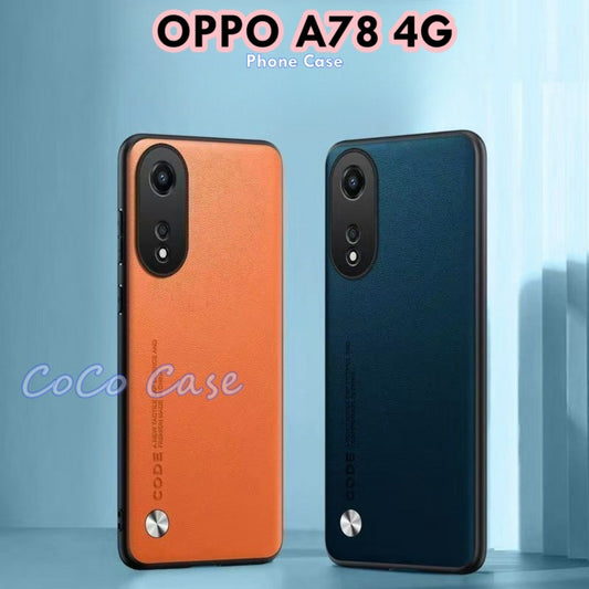 For OPPO A78 4G Cover Silicone Professional Full Case Classic Simple Solid Color Phone Case Cover sweatproof