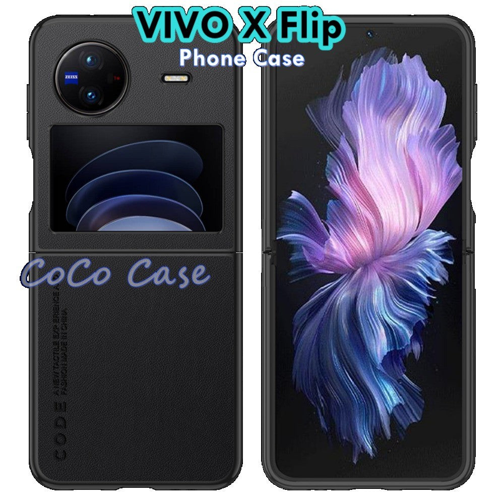 For VIVO X Flip Cover Silicone Professional Full Case Classic Simple Solid Color Phone Case Cover sweatproof
