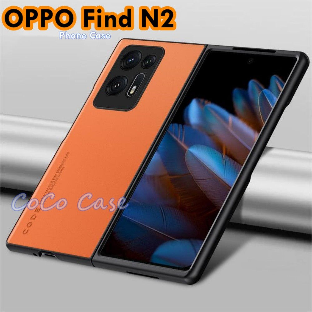 For OPPO Find N2 Cover Silicone Professional Full Case Classic Simple Solid Color Phone Case Cover sweatproof