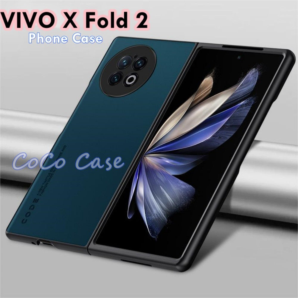 For VIVO X Fold 2 Cover Silicone Professional Full Case Classic Simple Solid Color Phone Case Cover sweatproof