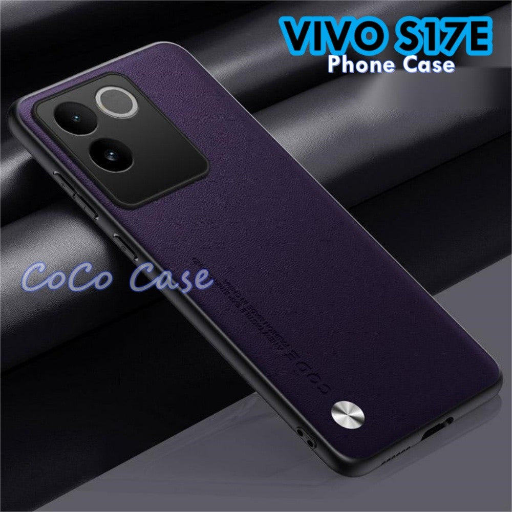 For VIVO S17E Cover Silicone Professional Full Case Classic Simple Solid Color Phone Case Cover sweatproof