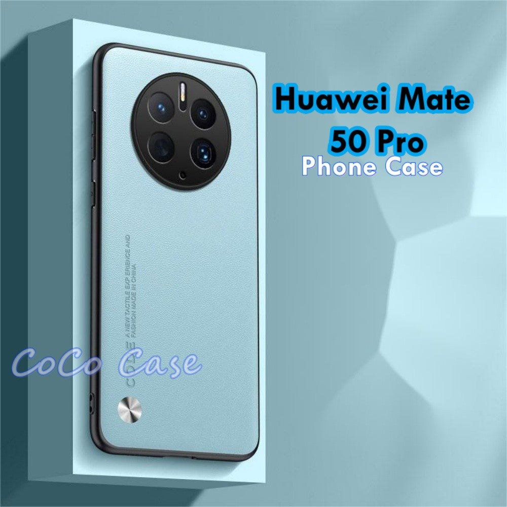 For Huawei Mate 50 Pro Cover Silicone Professional Full Case Classic Simple Solid Color Phone Case Cover sweatproof
