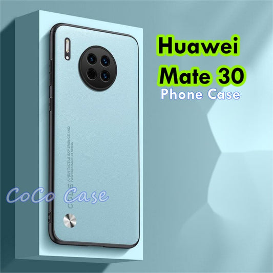 For Huawei Mate 30 Cover Silicone Professional Full Case Classic Simple Solid Color Phone Case Cover sweatproof