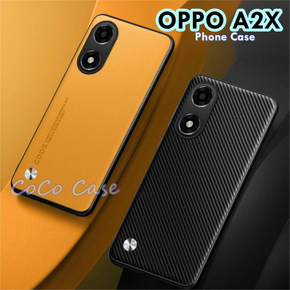 For OPPO A2X Cover Silicone Professional Full Case Classic Simple Solid Color Phone Case Cover sweatproof