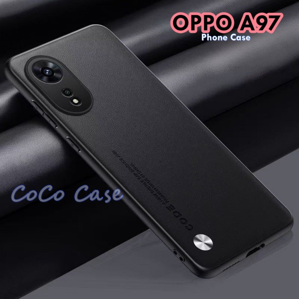 For OPPO A97 Cover Silicone Professional Full Case Classic Simple Solid Color Phone Case Cover sweatproof
