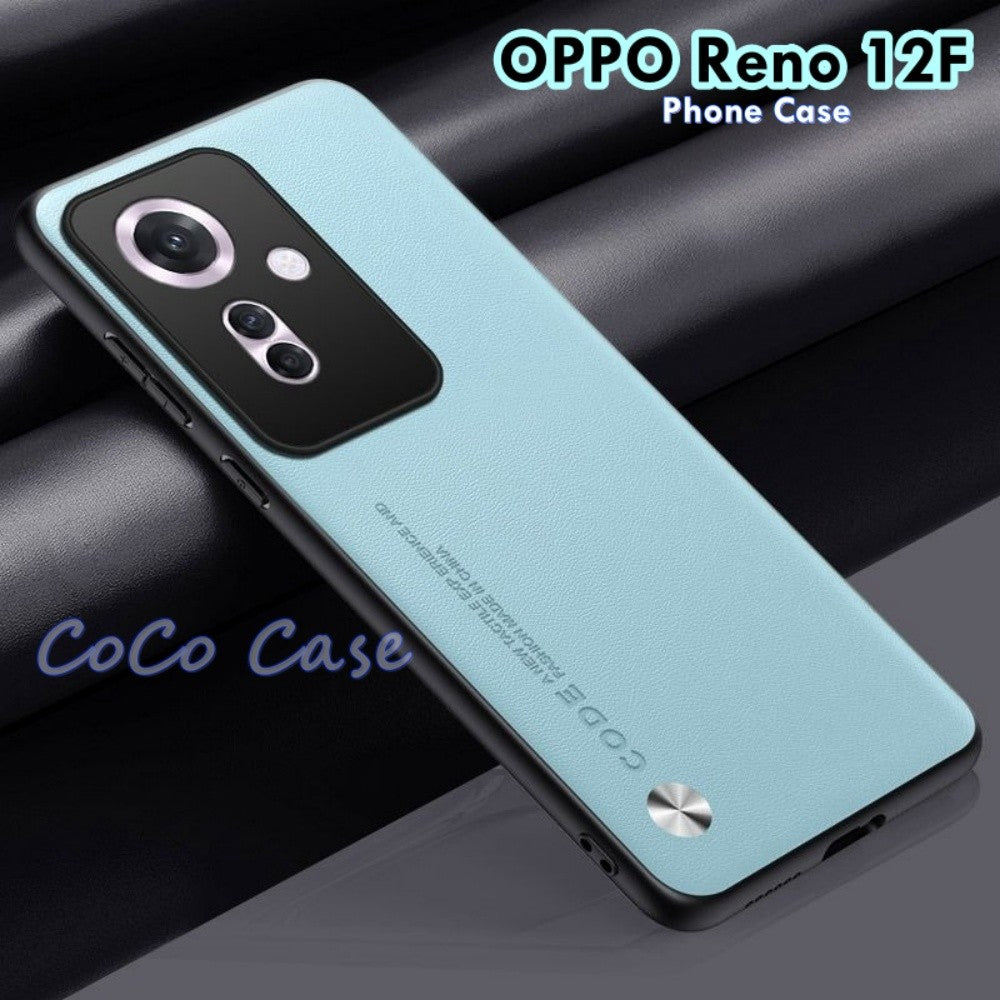 For OPPO Reno 12F Cover Silicone Professional Full Case Classic Simple Solid Color Phone Case Cover sweatproof