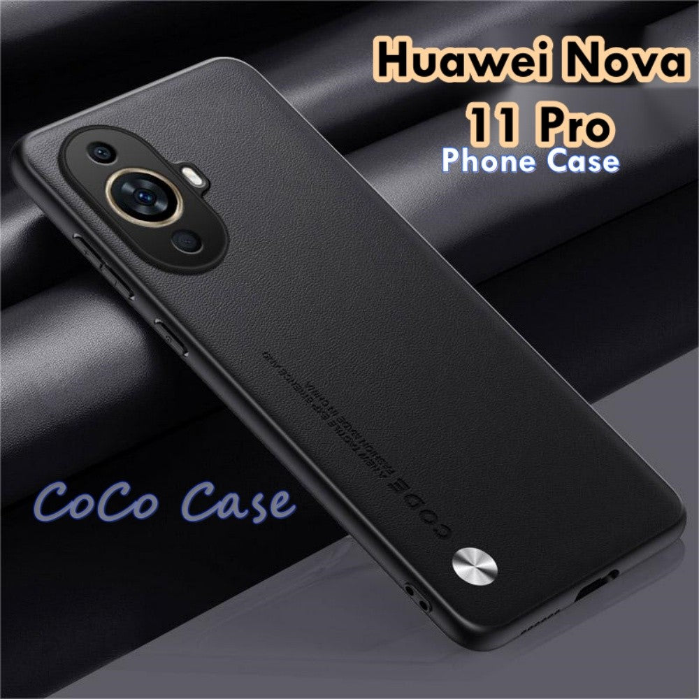 For Huawei Nova 11 Pro Cover Silicone Professional Full Case Classic Simple Solid Color Phone Case Cover sweatproof
