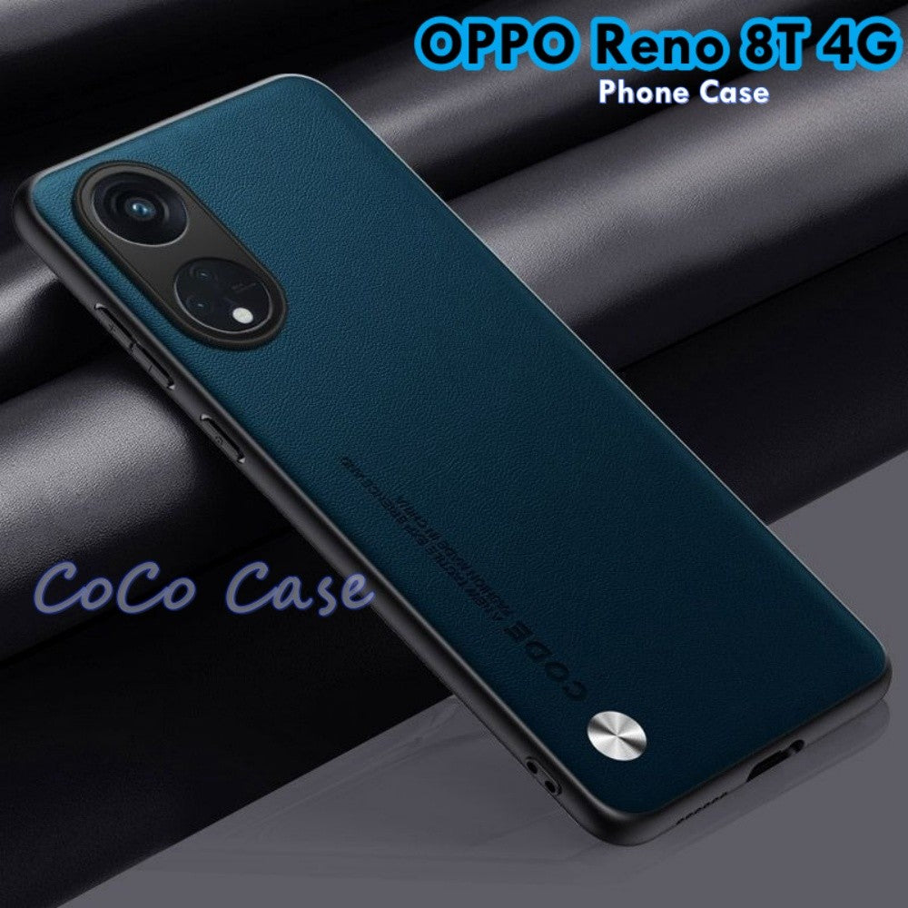 For OPPO Reno 8T 4G Cover Silicone Professional Full Case Classic Simple Solid Color Phone Case Cover sweatproof