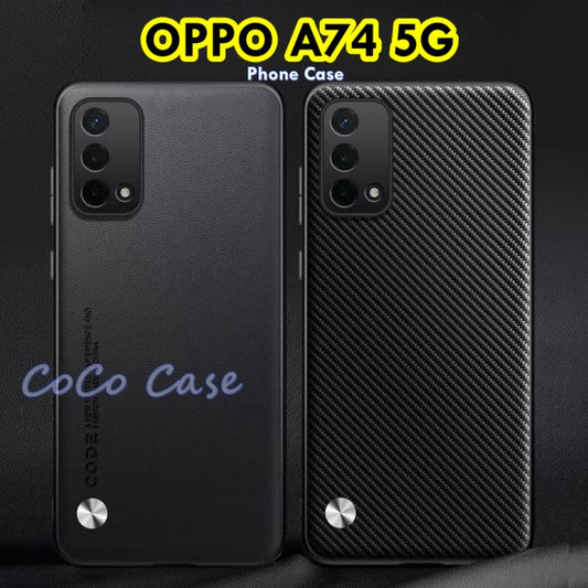 For OPPO A74 5G Cover Silicone Professional Full Case Classic Simple Solid Color Phone Case Cover sweatproof