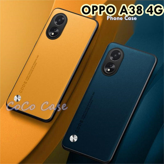 For OPPO A38 4G Cover Silicone Professional Full Case Classic Simple Solid Color Phone Case Cover sweatproof