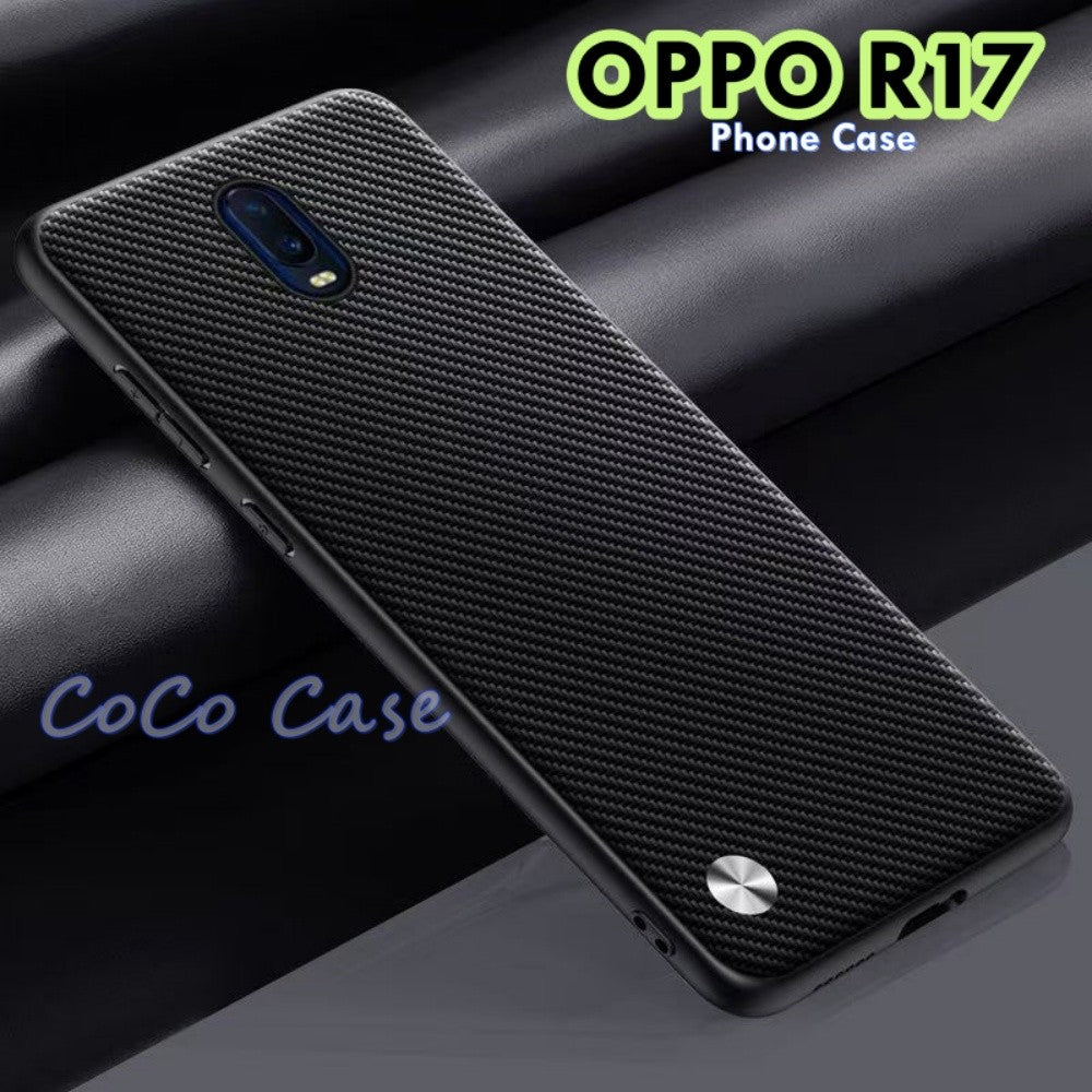 For OPPO R17 Cover Silicone Professional Full Case Classic Simple Solid Color Phone Case Cover sweatproof