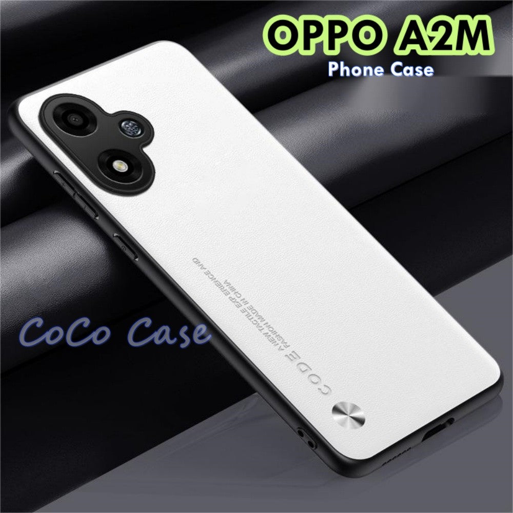 For OPPO A2M Cover Silicone Professional Full Case Classic Simple Solid Color Phone Case Cover sweatproof
