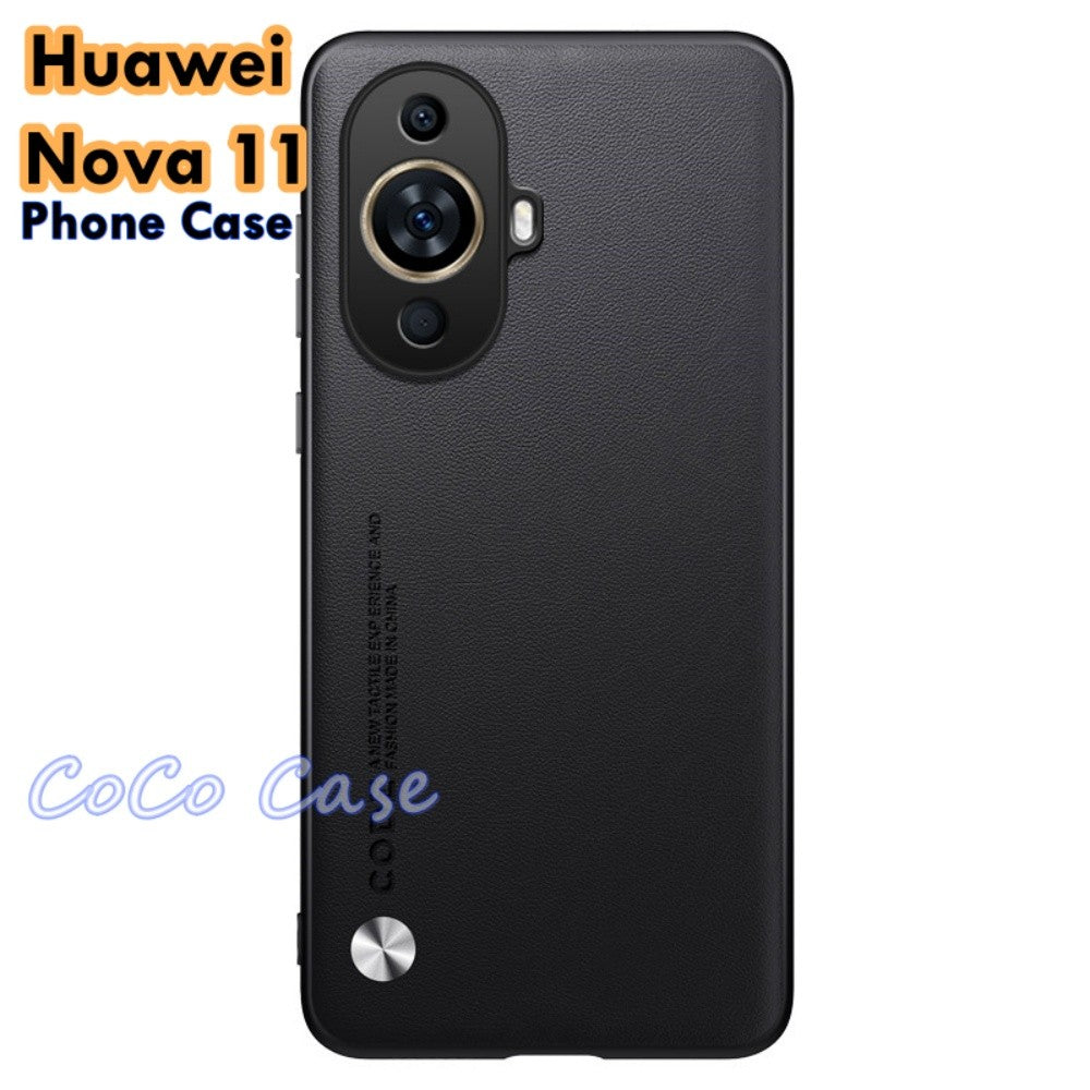 For Huawei Nova 11 Cover Silicone Professional Full Case Classic Simple Solid Color Phone Case Cover sweatproof