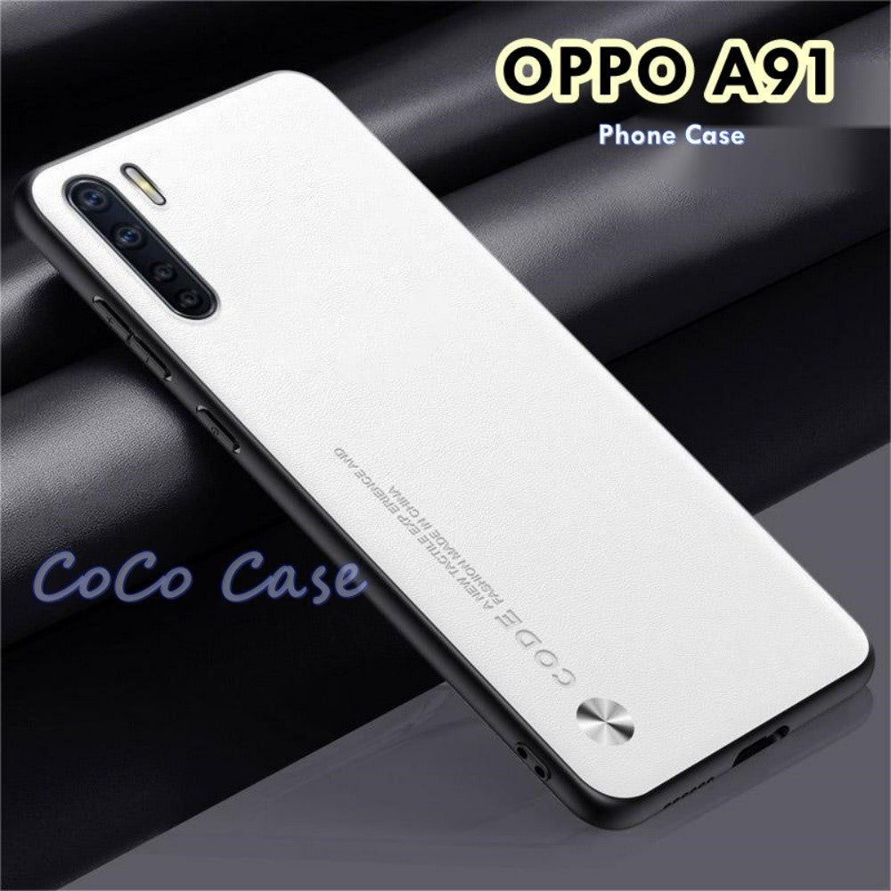For OPPO A91 Cover Silicone Professional Full Case Classic Simple Solid Color Phone Case Cover sweatproof