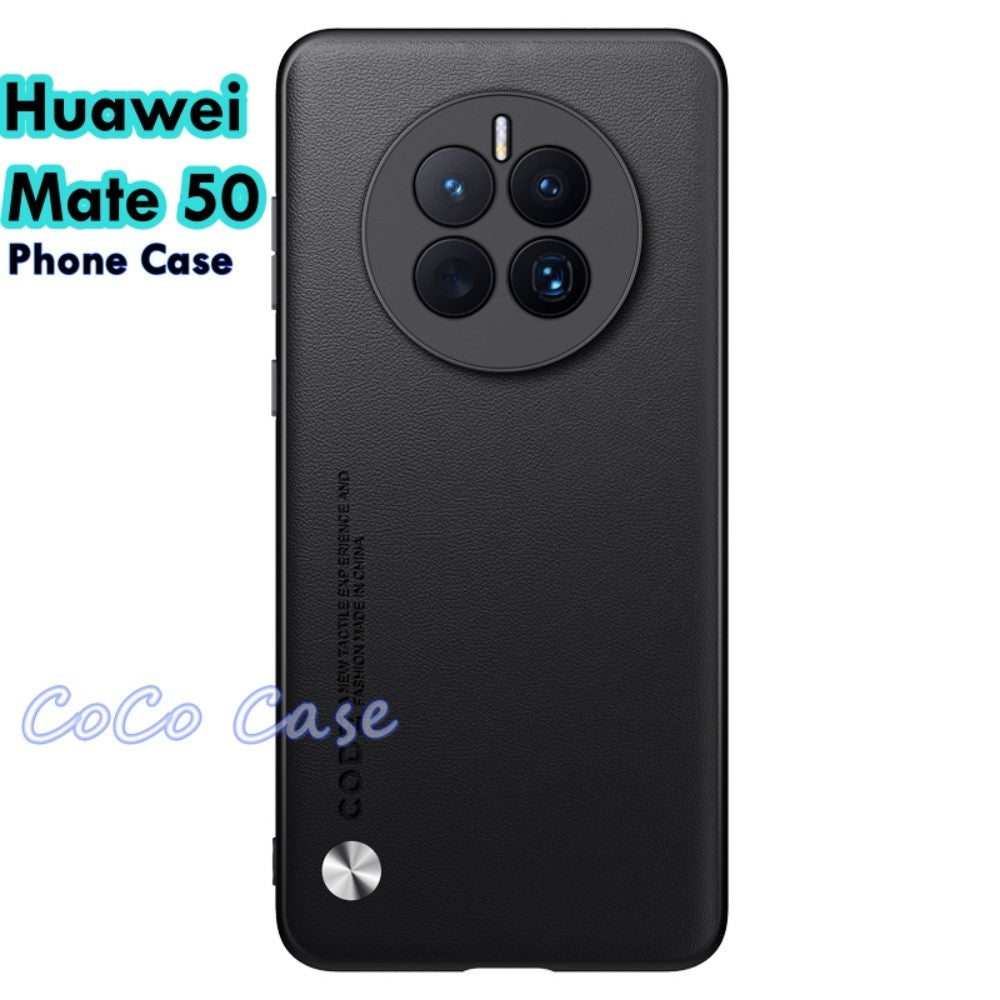 For Huawei Mate 50 Cover Silicone Professional Full Case Classic Simple Solid Color Phone Case Cover sweatproof