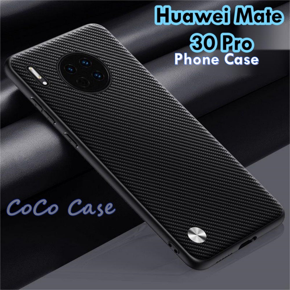 For Huawei Mate 30 Pro Cover Silicone Professional Full Case Classic Simple Solid Color Phone Case Cover sweatproof