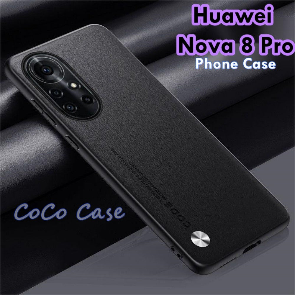 For Huawei Nova 8 Pro Cover Silicone Professional Full Case Classic Simple Solid Color Phone Case Cover sweatproof