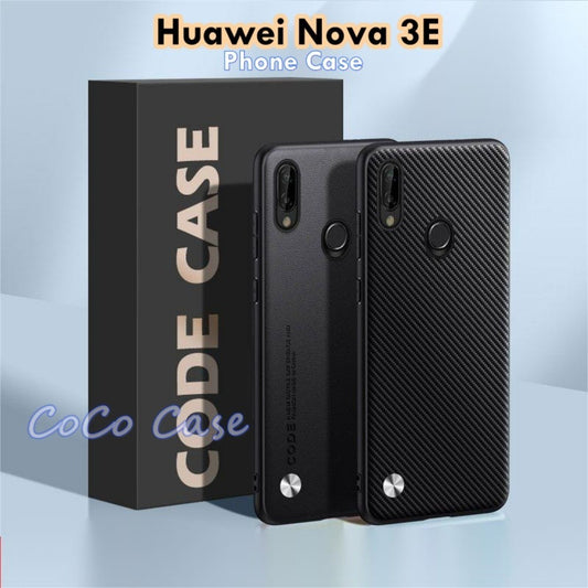For Huawei Nova 3E Cover Silicone Professional Full Case Classic Simple Solid Color Phone Case Cover sweatproof
