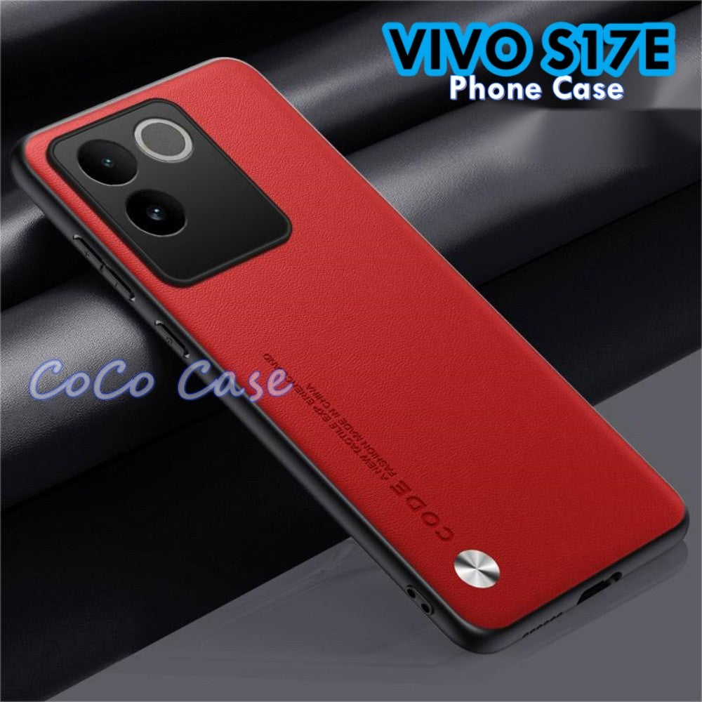 For VIVO S17E Cover Silicone Professional Full Case Classic Simple Solid Color Phone Case Cover sweatproof