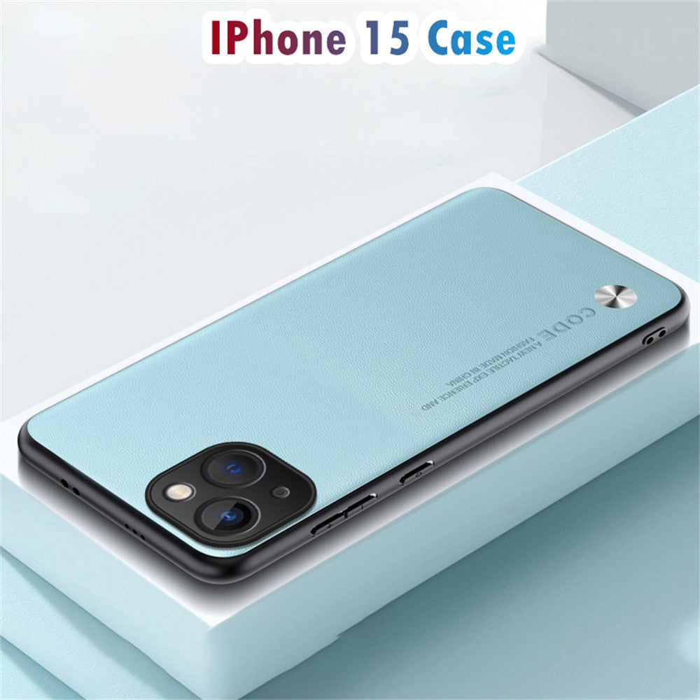 For IPhone 15 Cover Silicone Professional Full Case Classic Simple Solid Color Phone Case Cover sweatproof