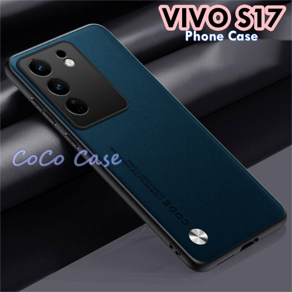 For VIVO S17 Cover Silicone Professional Full Case Classic Simple Solid Color Phone Case Cover sweatproof