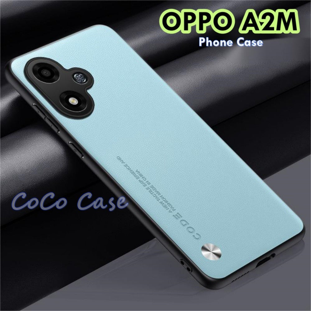 For OPPO A2M Cover Silicone Professional Full Case Classic Simple Solid Color Phone Case Cover sweatproof