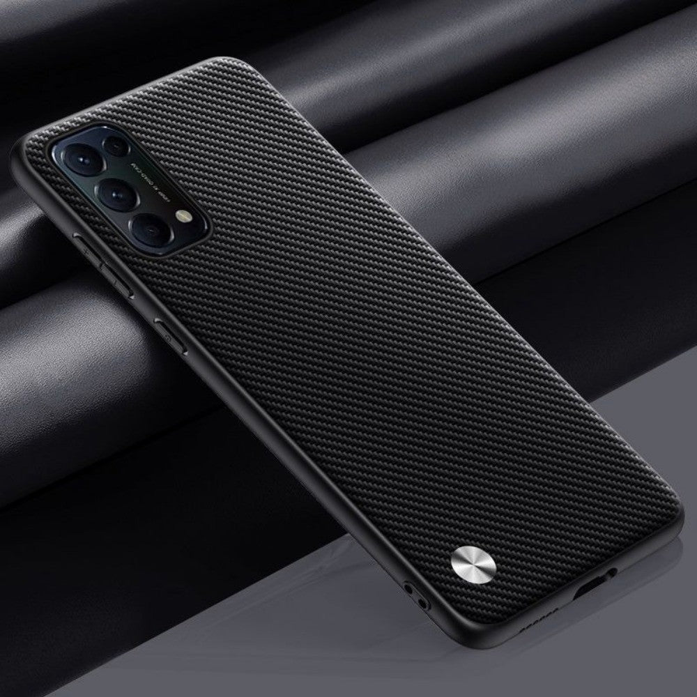 For OPPO Reno 5 Cover Silicone Professional Full Case Classic Simple Solid Color Phone Case Cover sweatproof