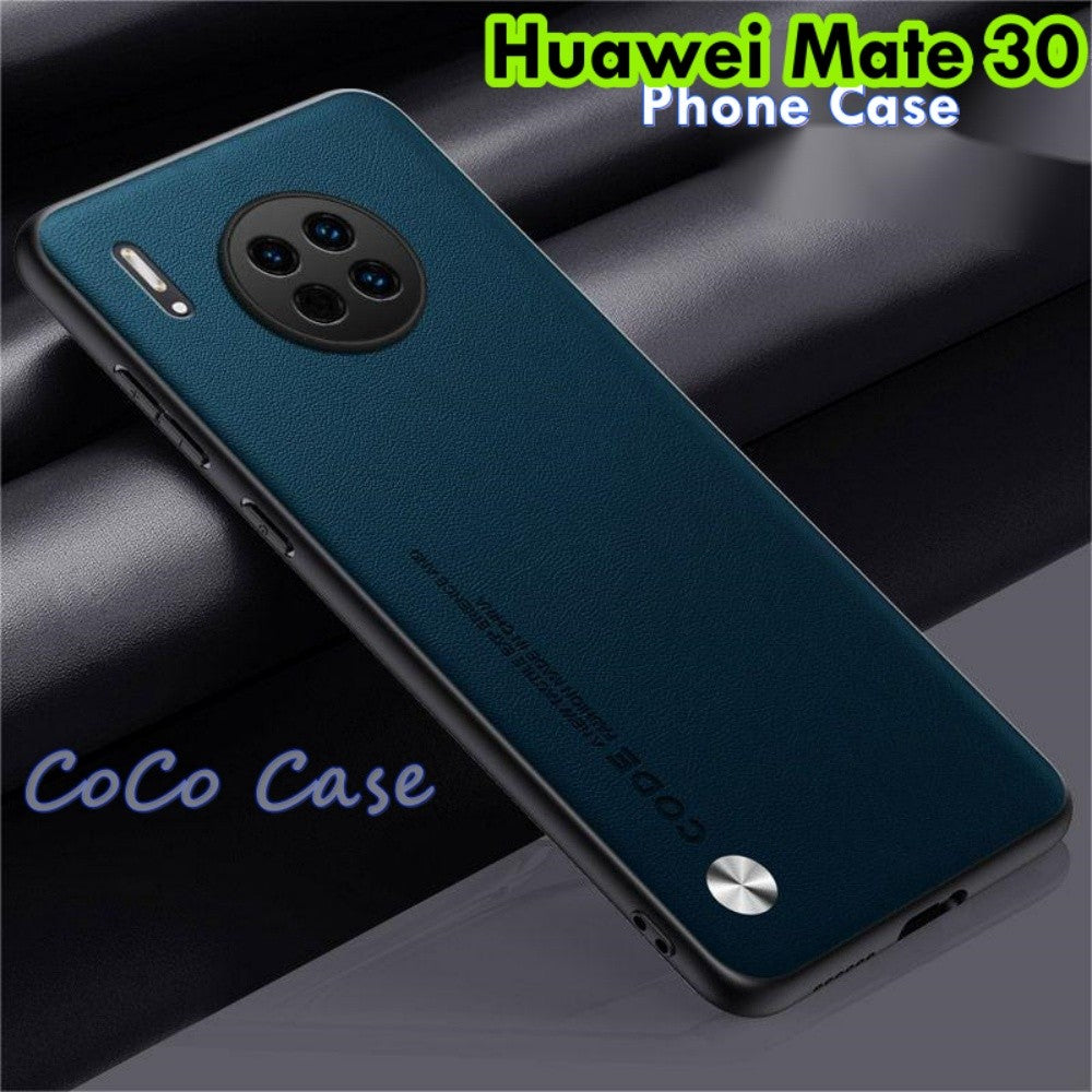 For Huawei Mate 30 Cover Silicone Professional Full Case Classic Simple Solid Color Phone Case Cover sweatproof