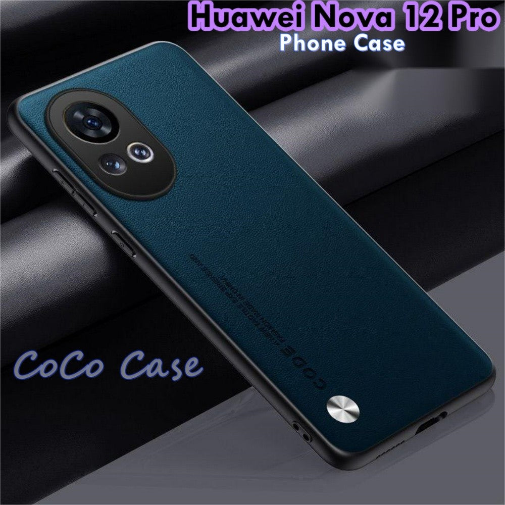 For Huawei Nova 12 Pro Cover Silicone Professional Full Case Classic Simple Solid Color Phone Case Cover sweatproof