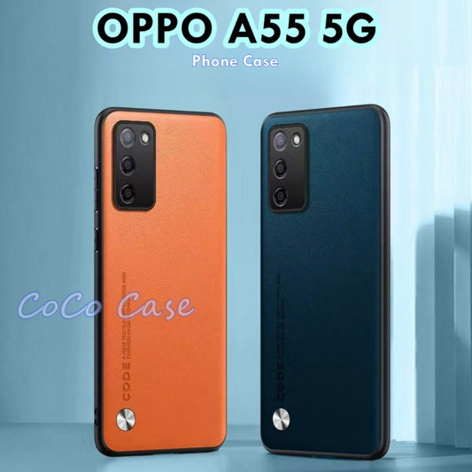 For OPPO A55 5G Cover Silicone Professional Full Case Classic Simple Solid Color Phone Case Cover sweatproof