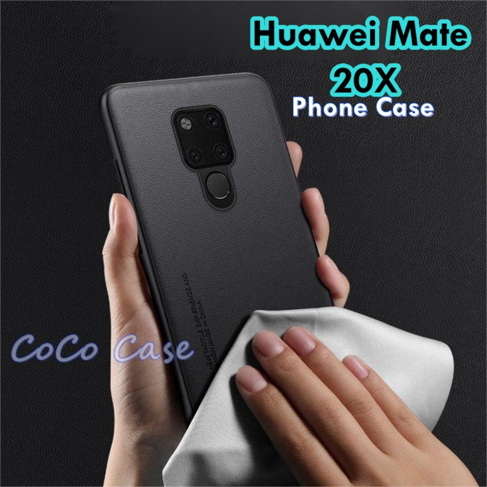 For Huawei Mate 20X Cover Silicone Professional Full Case Classic Simple Solid Color Phone Case Cover sweatproof