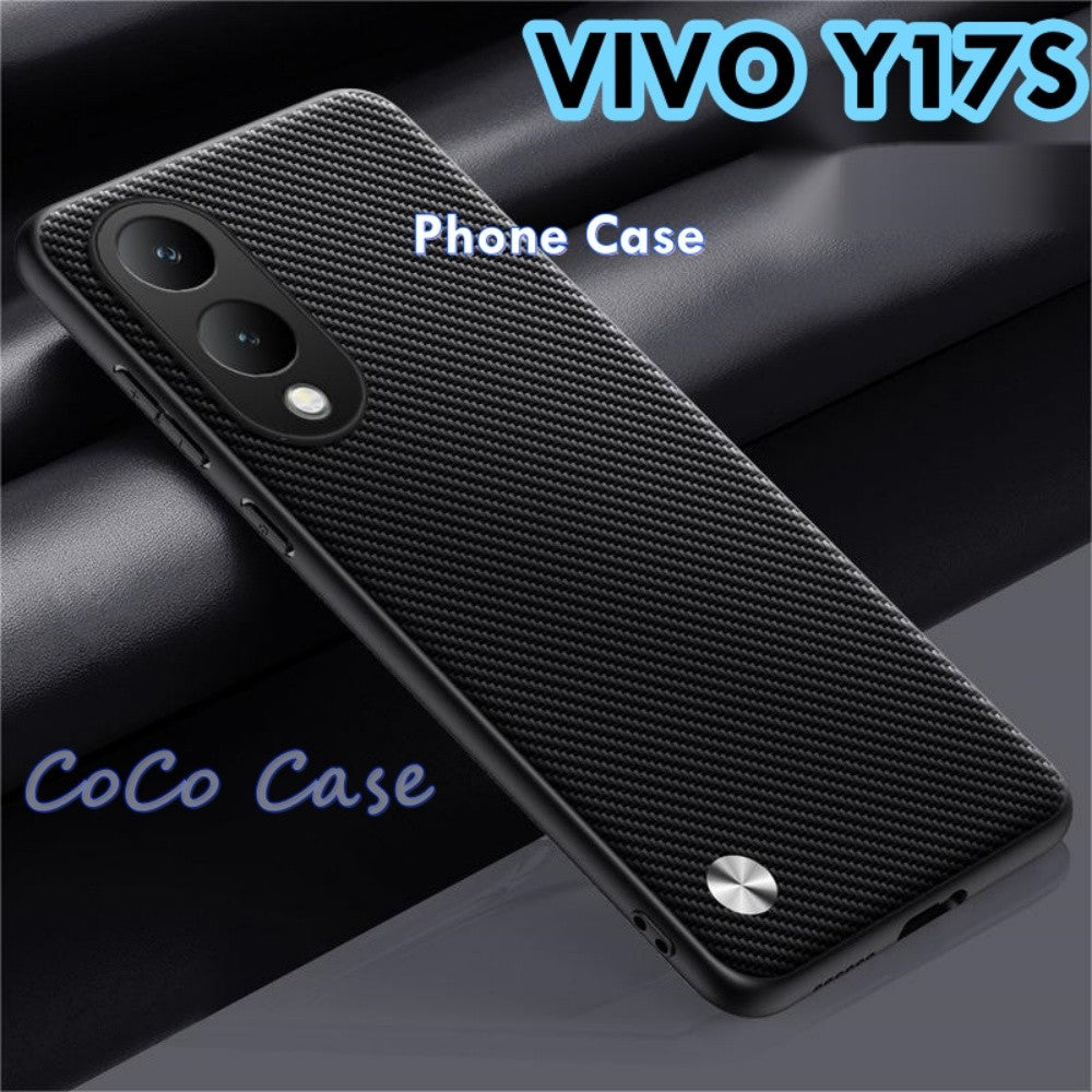 For VIVO Y17S Cover Silicone Professional Full Case Classic Simple Solid Color Phone Case Cover sweatproof