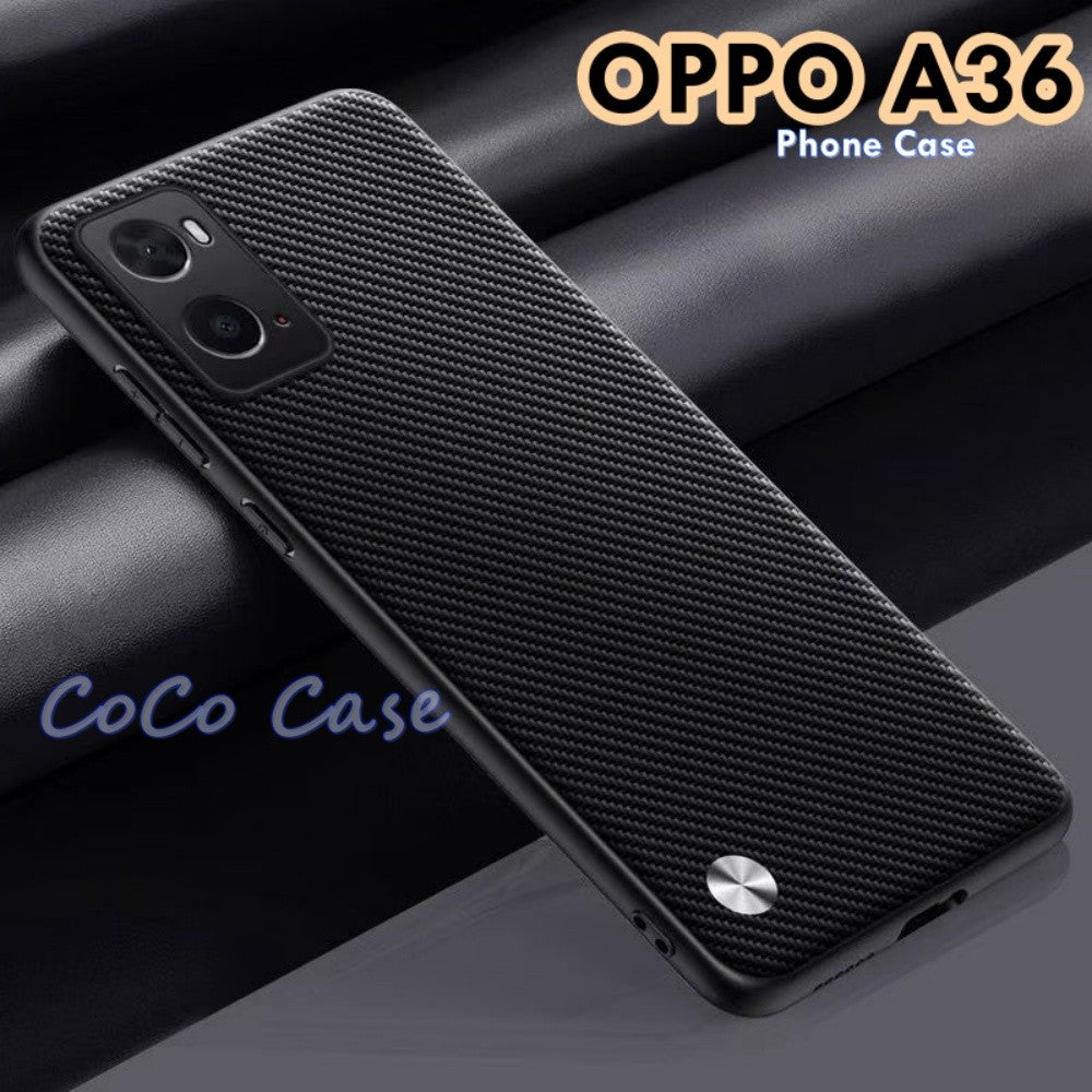 For OPPO A36 Cover Silicone Professional Full Case Classic Simple Solid Color Phone Case Cover sweatproof