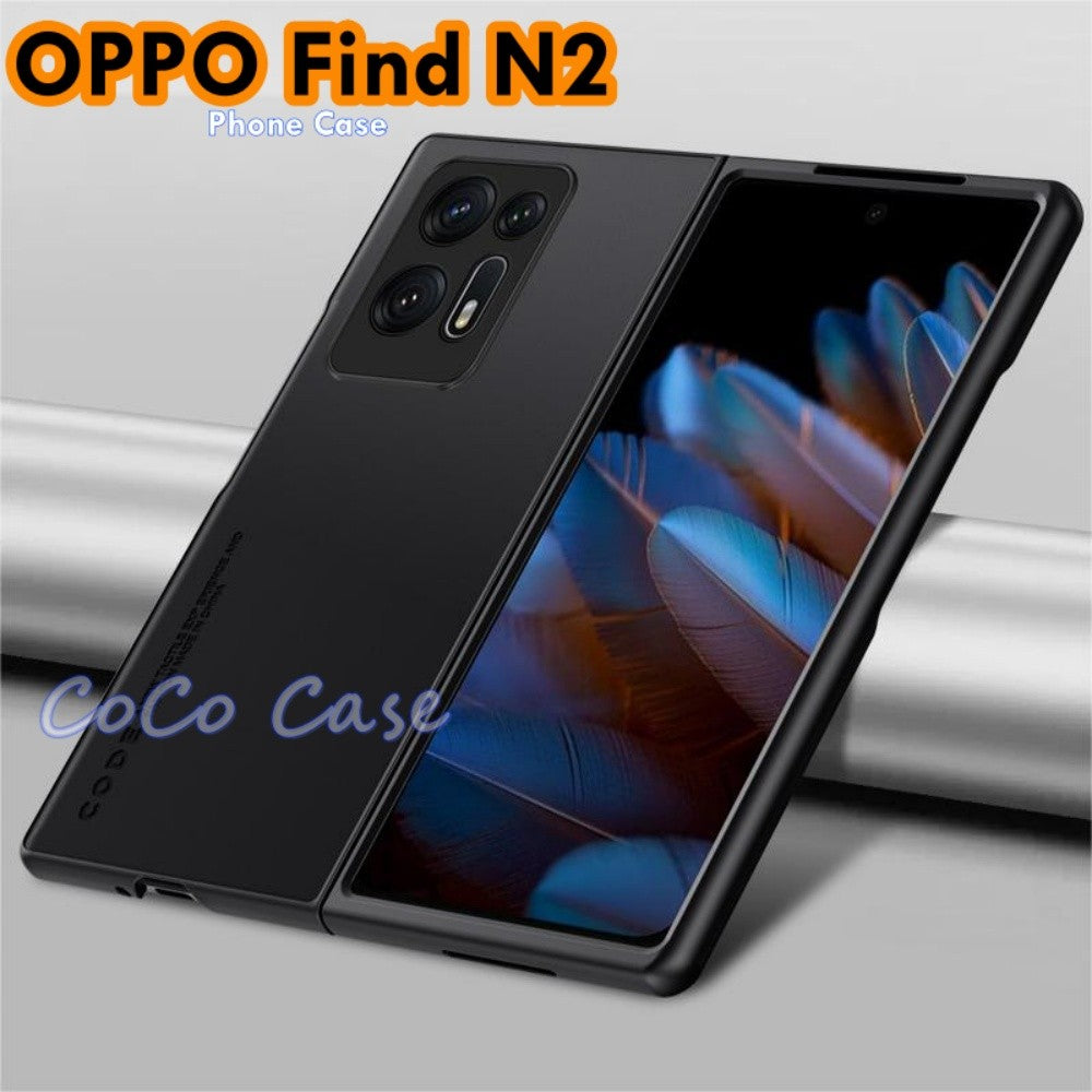 For OPPO Find N2 Cover Silicone Professional Full Case Classic Simple Solid Color Phone Case Cover sweatproof