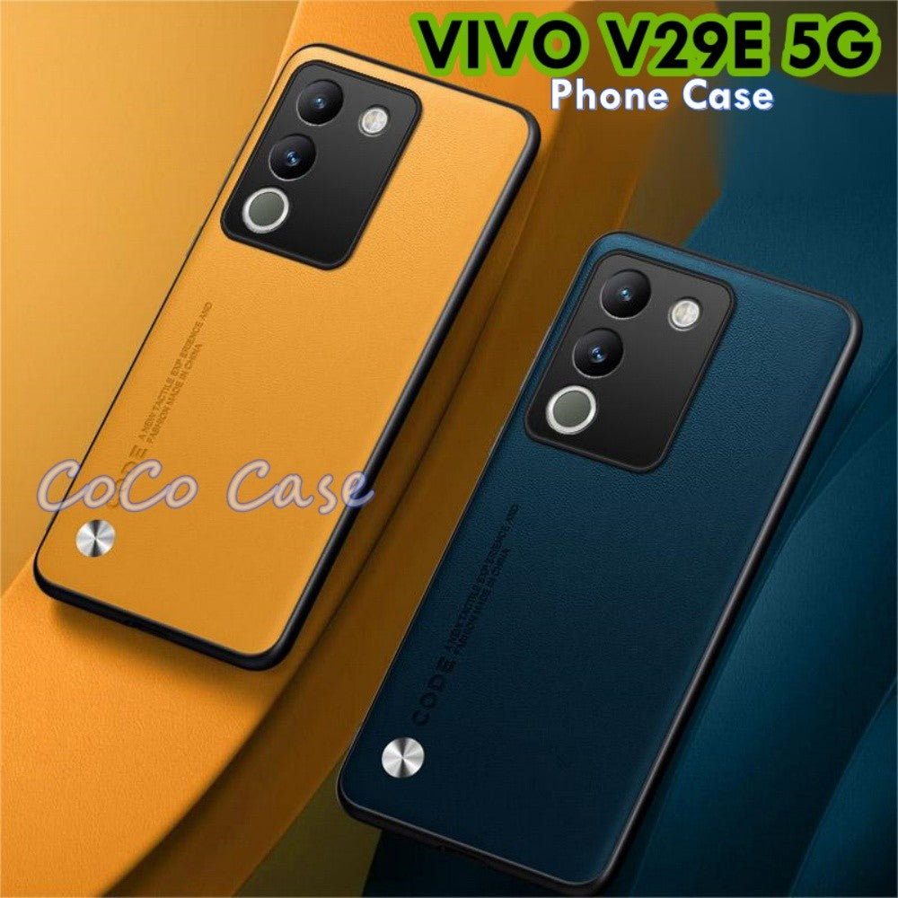 For VIVO V29E 5G Cover Silicone Professional Full Case Classic Simple Solid Color Phone Case Cover sweatproof