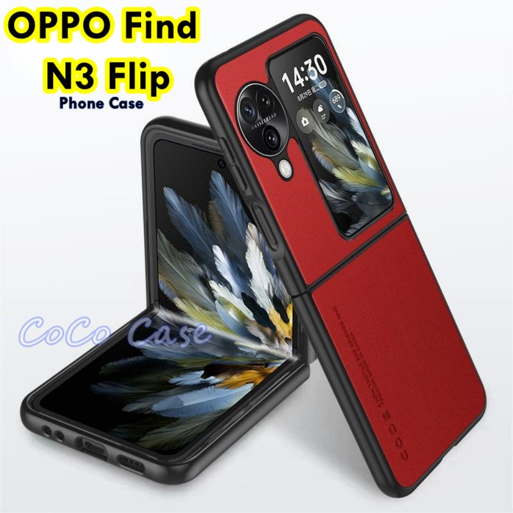 For OPPO Find N3 Flip Cover Silicone Professional Full Case Classic Simple Solid Color Phone Case Cover sweatproof