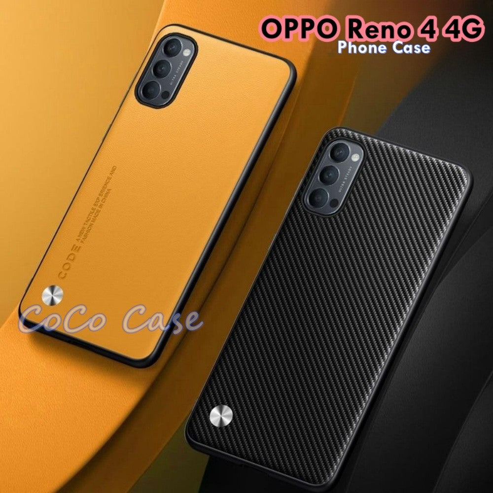 For OPPO Reno 4 4G Cover Silicone Professional Full Case Classic Simple Solid Color Phone Case Cover sweatproof