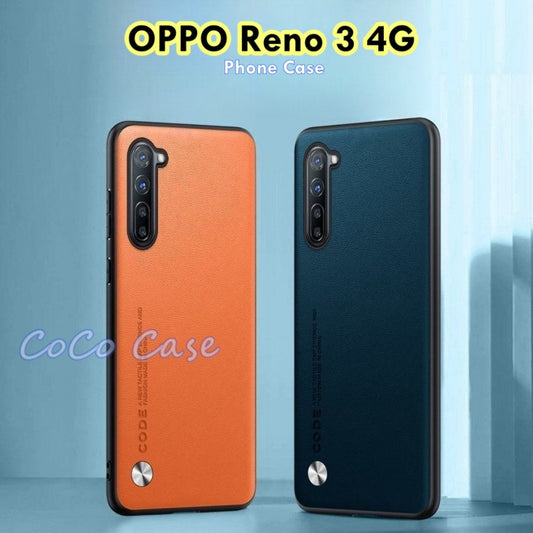For OPPO Reno 3 4G Cover Silicone Professional Full Case Classic Simple Solid Color Phone Case Cover sweatproof