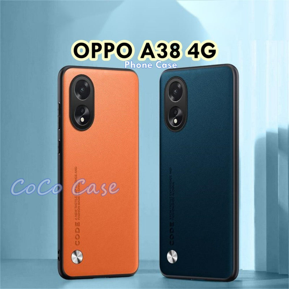 For OPPO A38 4G Cover Silicone Professional Full Case Classic Simple Solid Color Phone Case Cover sweatproof