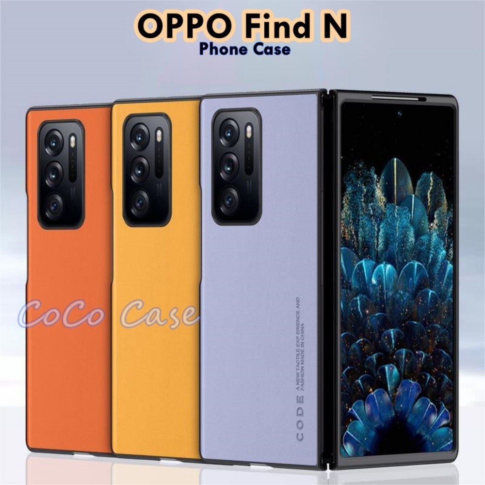 For OPPO Find N Cover Silicone Professional Full Case Classic Simple Solid Color Phone Case Cover sweatproof