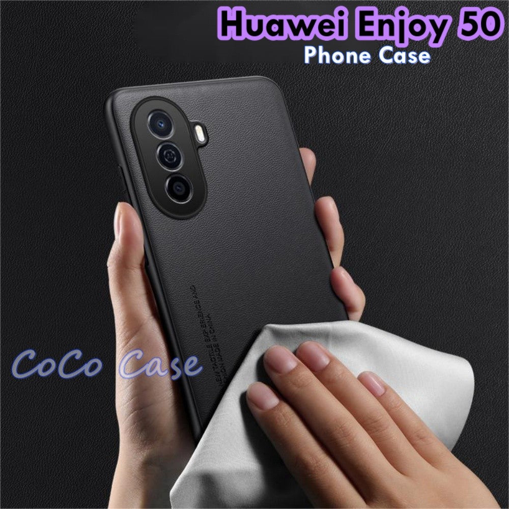 For Huawei Enjoy 50 Cover Silicone Professional Full Case Classic Simple Solid Color Phone Case Cover sweatproof