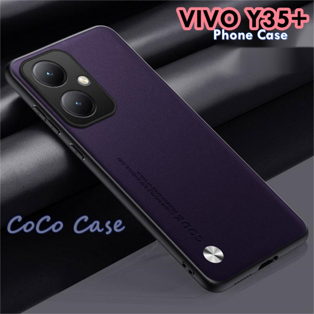 For VIVO Y35+ Cover Silicone Professional Full Case Classic Simple Solid Color Phone Case Cover sweatproof
