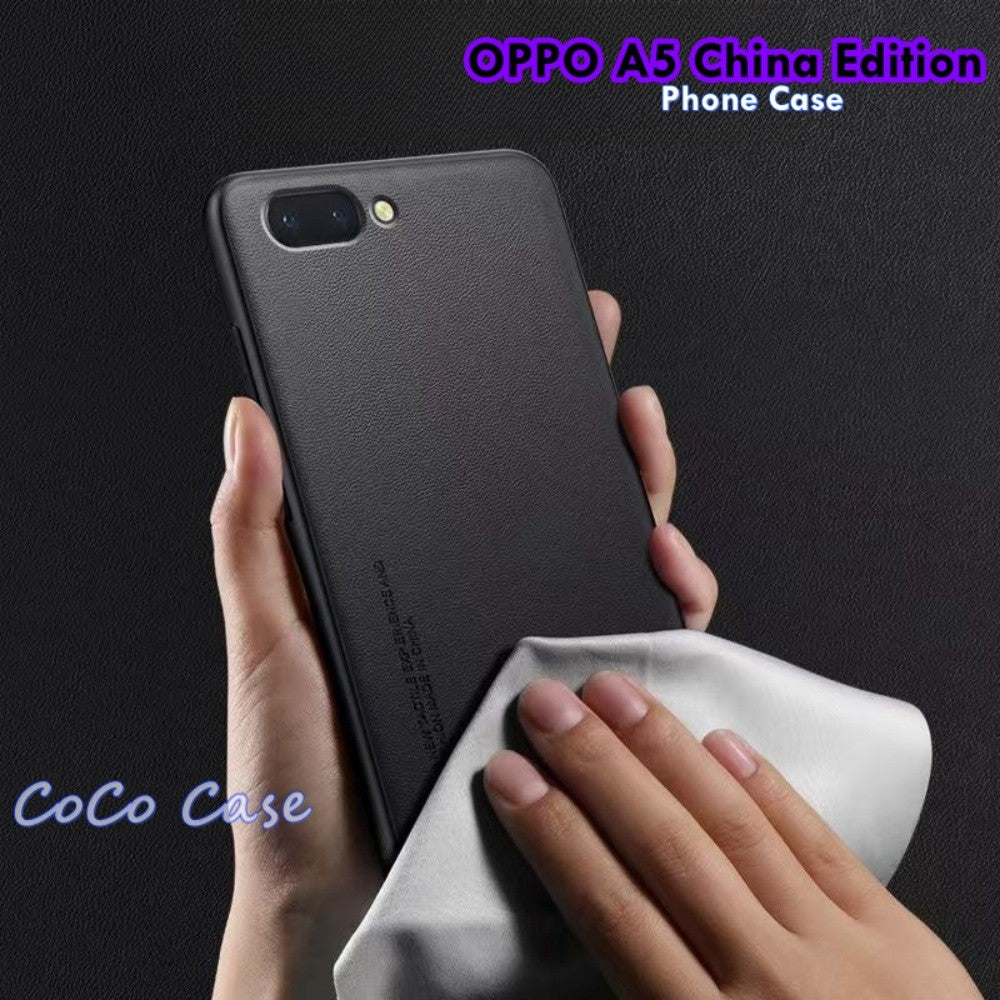 For OPPO A5 China Edition Cover Silicone Professional Full Case Classic Simple Solid Color Phone Case Cover sweatproof